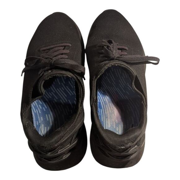 Kizik Athens Athletic Shoes Mens Sz 13 Womens Sz 14.5 Black Blackout Slip On - Picture 8 of 11